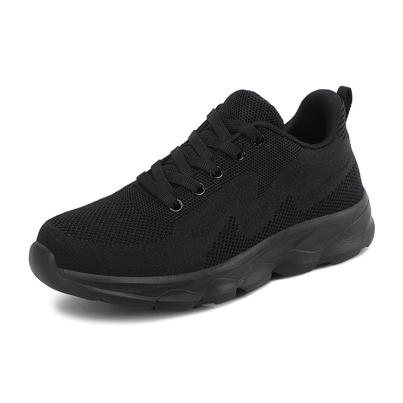 Baskets All Black pour femmes, chaussures de course légères, respirantes et décontractées à semelle souple - LUXARAH