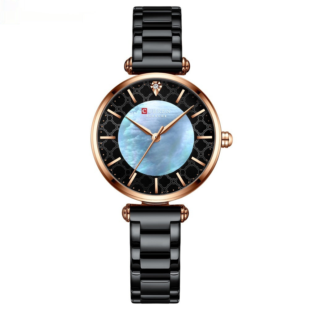 Petite montre en acier, adorée par les femmes, décontractée - LUXARAH