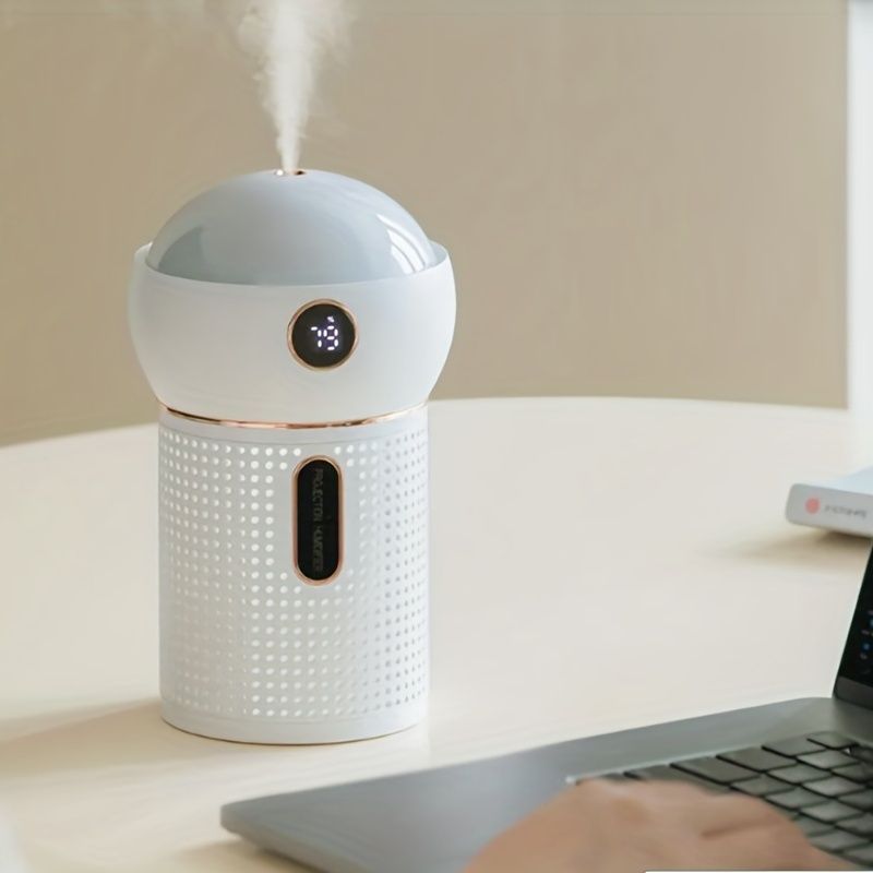 Nouveau diffuseur d'arômes avec veilleuse de projection, humidificateur d'air, rechargeable par USB, diffuseur d'huiles essentielles, vaporisateur hydratant, machine à vapeur