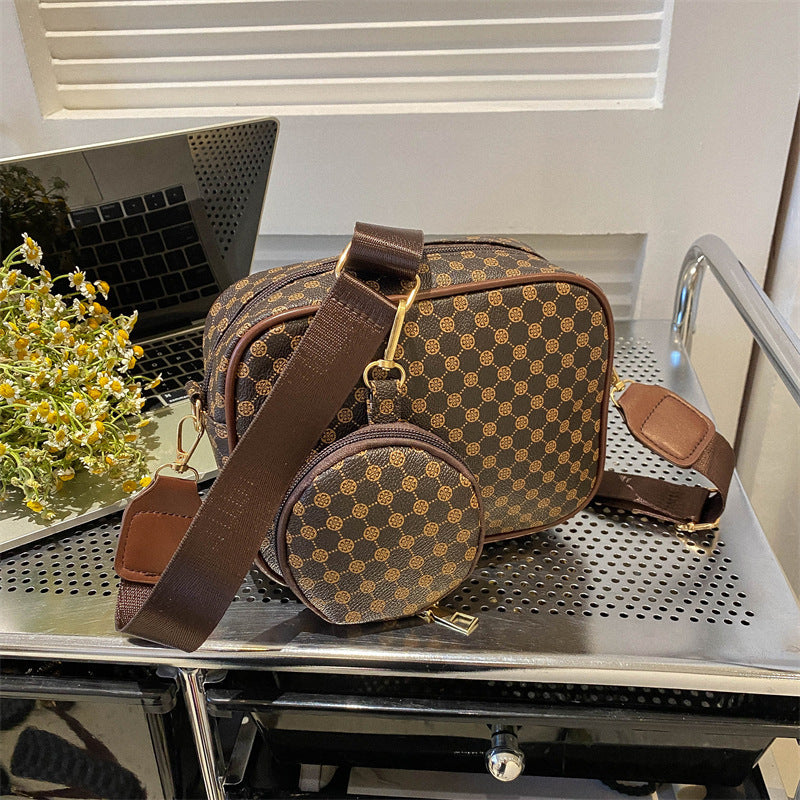 Sacs à bandoulière à motif vintage pour femmes, sac à bandoulière tendance, sac à main de luxe de créateur, sac carré - LUXARAH