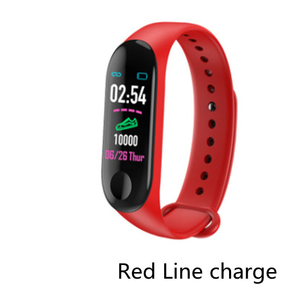 Compatible avec, bracelet intelligent, fréquence cardiaque et tension artérielle, compteur d'exercice, informations sur les pas, rappel intelligent, bracelet couleur