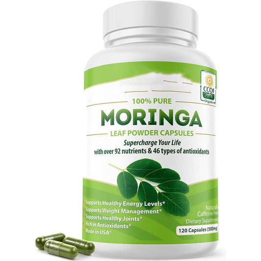 Capsules de Moringa, 120 capsules de raifort - LUXARAH