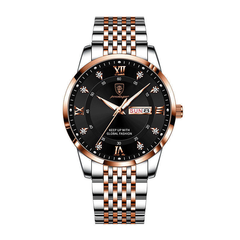 Nouvelle montre homme étanche avec calendrier lumineux - LUXARAH