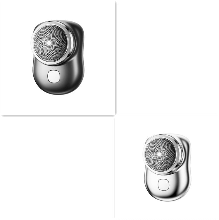 Mini rasoir portable sans fil rechargeable par USB, rasoir électrique pour le visage, humide et sec, indolore, petite taille, pour hommes - LUXARAH