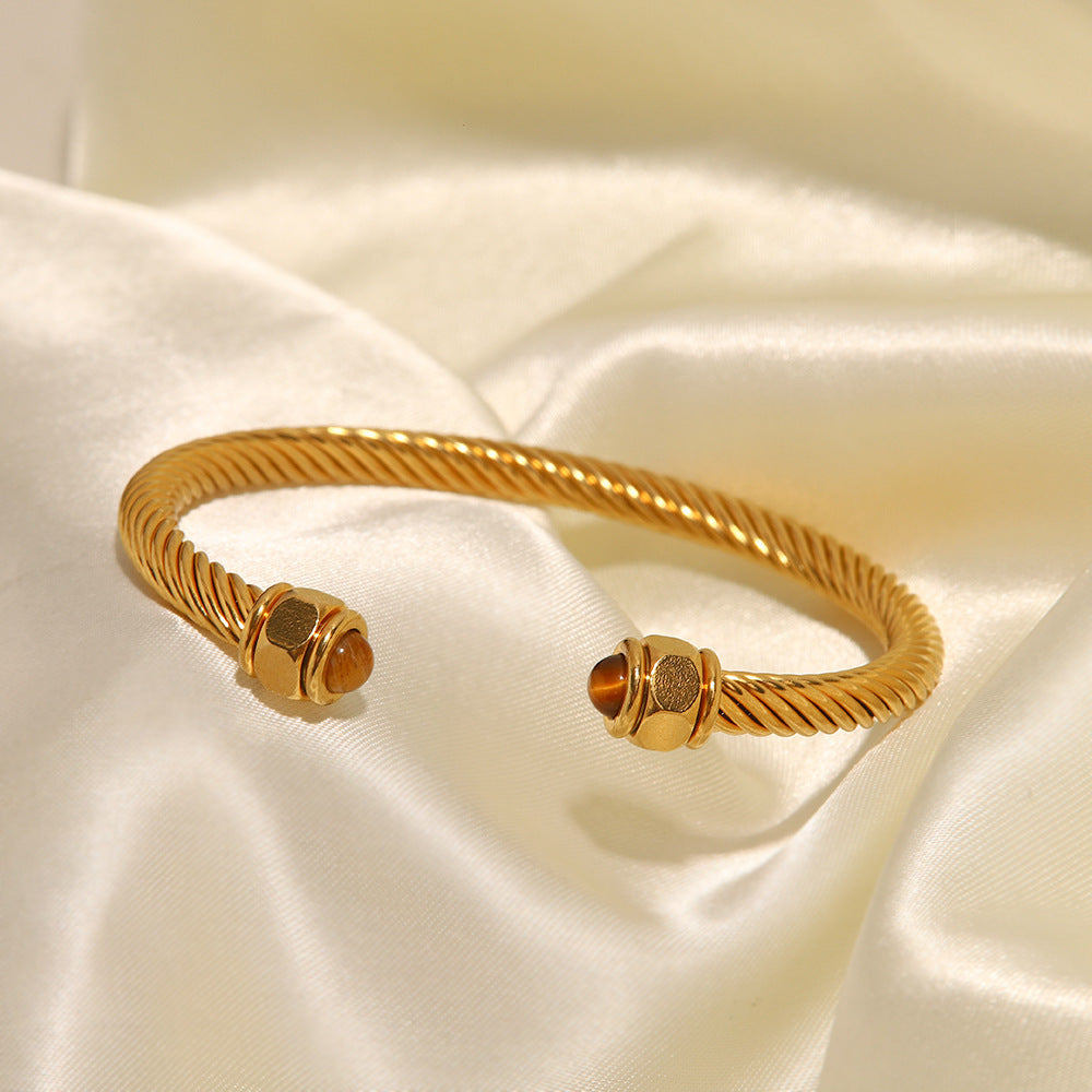 Bracelet en couleur dorée Théa - LUXARAH