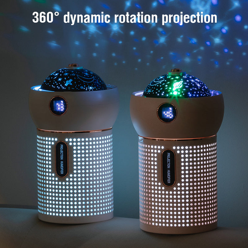 Nouveau diffuseur d'arômes avec veilleuse de projection, humidificateur d'air, rechargeable par USB, diffuseur d'huiles essentielles, vaporisateur hydratant, machine à vapeur