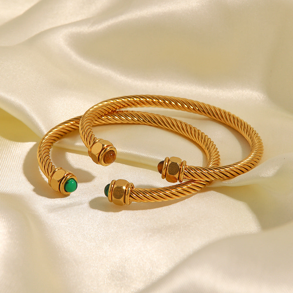 Bracelet en couleur dorée Théa - LUXARAH