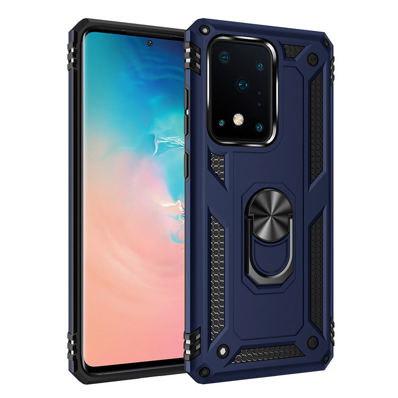 Coque de protection anti-chute militaire pour téléphone portable Samsung S20 avec anneau de support A81