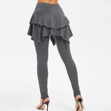 Legging à jupe à volants étagés - LUXARAH