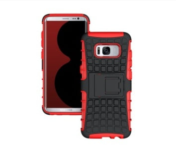 Étui pour téléphone portable S8 à motif de pneu S8 Plus, veste anti-chute, support incassable deux en un
