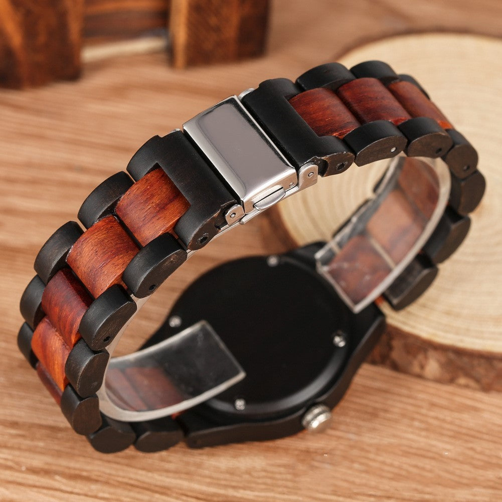 Montre en bois de bambou