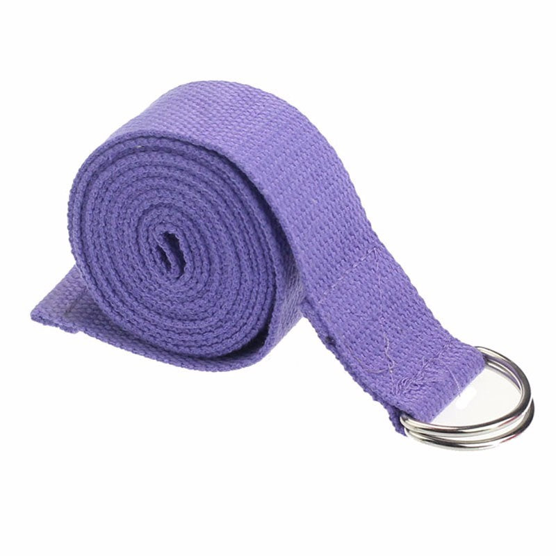 Corde de yoga extensible avec bande de tension en coton - LUXARAH