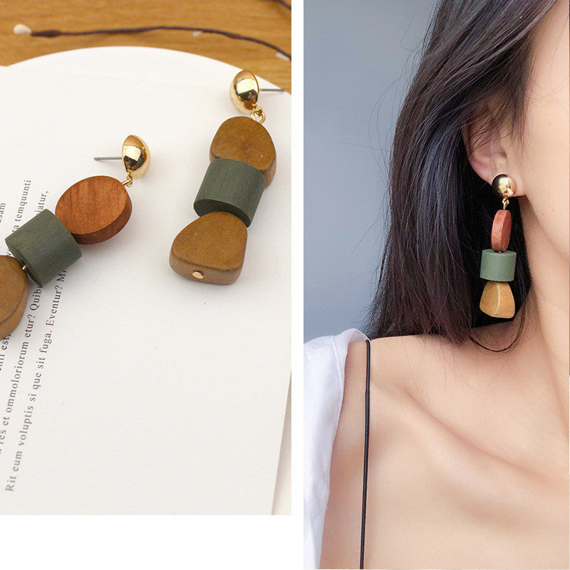 Boucles d'oreilles en rotin et paille - LUXARAH