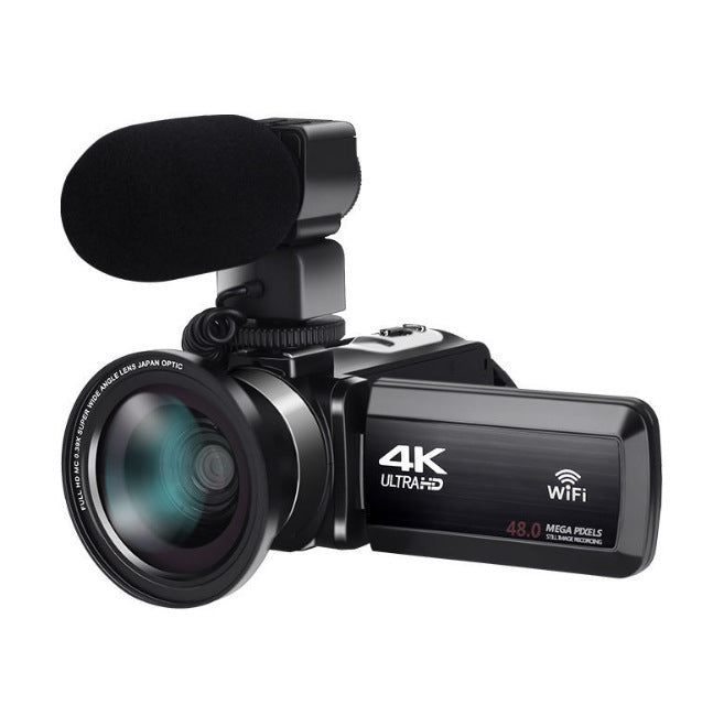 Caméra vidéo numérique 4K à écran tactile de 3,0 pouces avec télécommande Wi-Fi