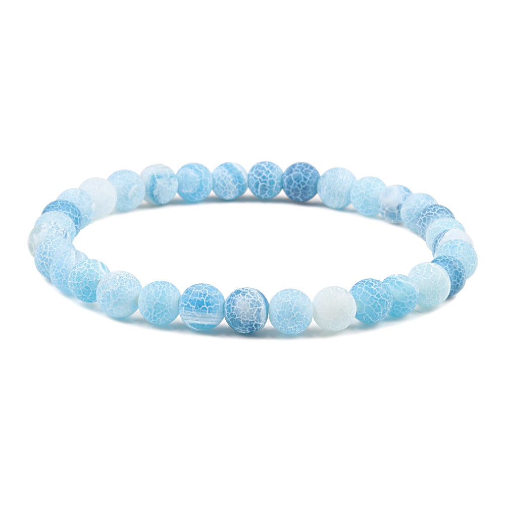 Bracelet énergétique givré et patiné - LUXARAH