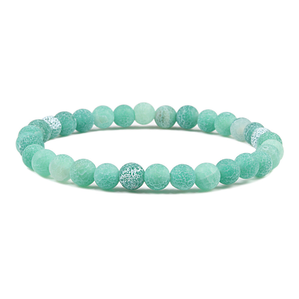 Bracelet énergétique givré et patiné - LUXARAH