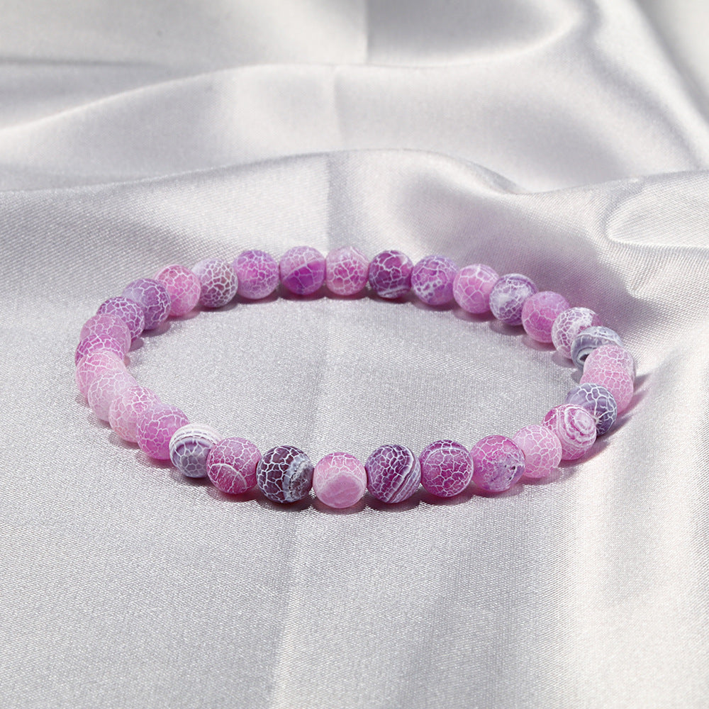 Bracelet énergétique givré et patiné - LUXARAH