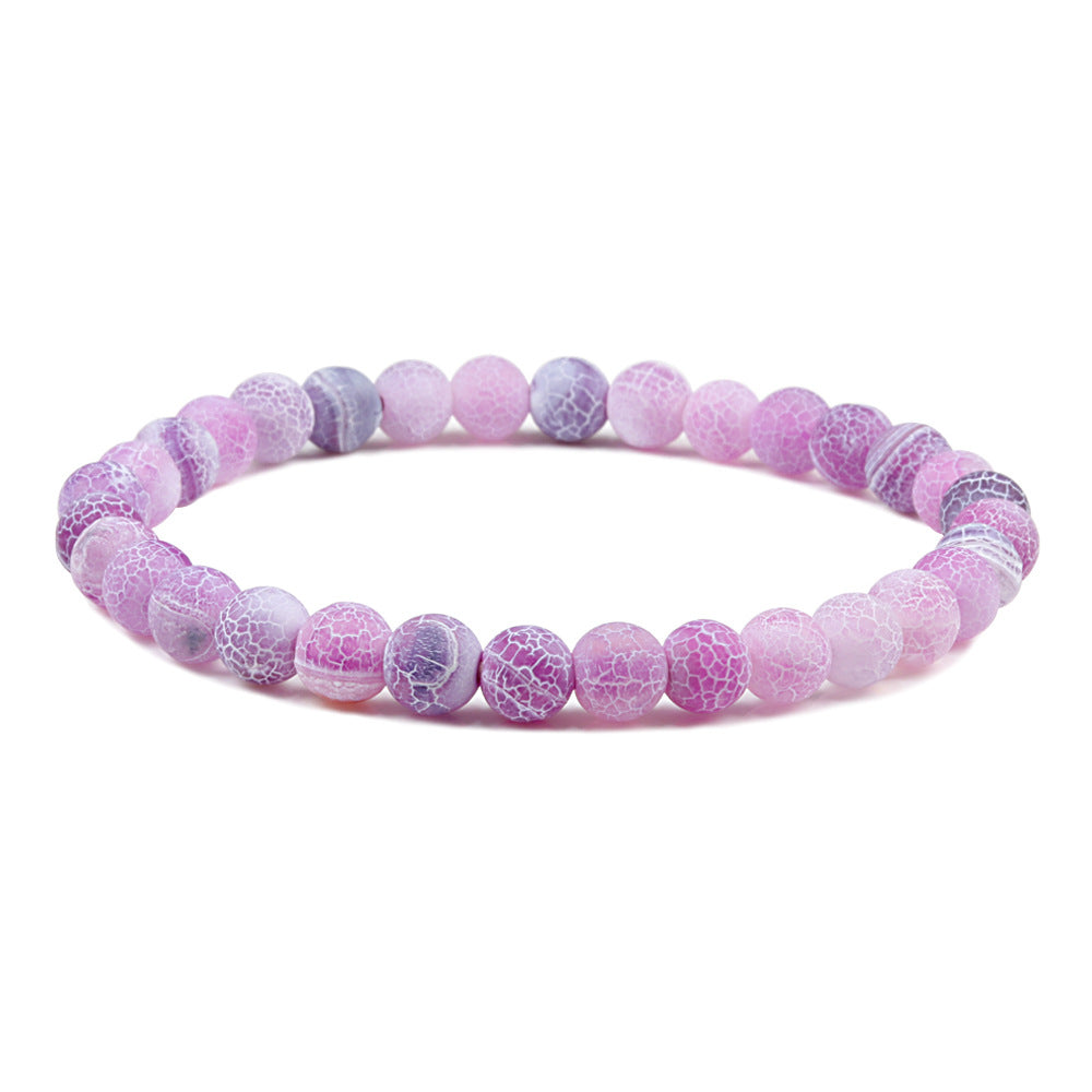 Bracelet énergétique givré et patiné - LUXARAH