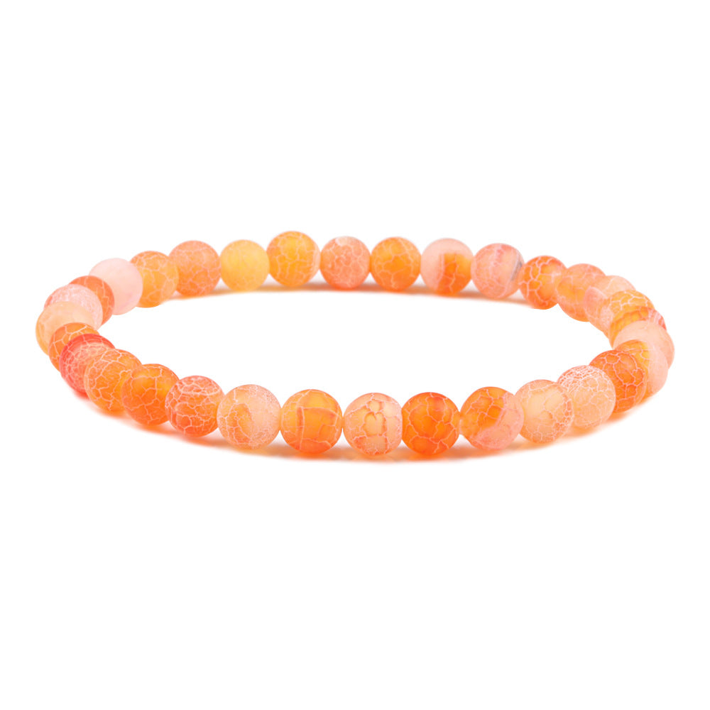 Bracelet énergétique givré et patiné - LUXARAH