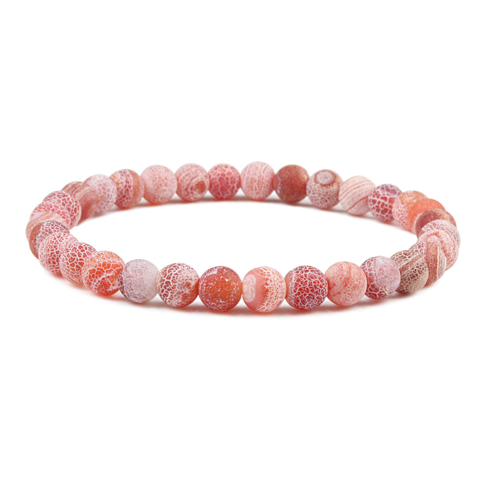Bracelet énergétique givré et patiné - LUXARAH