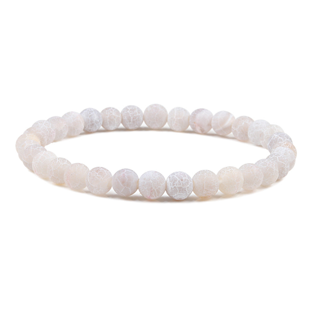 Bracelet énergétique givré et patiné - LUXARAH