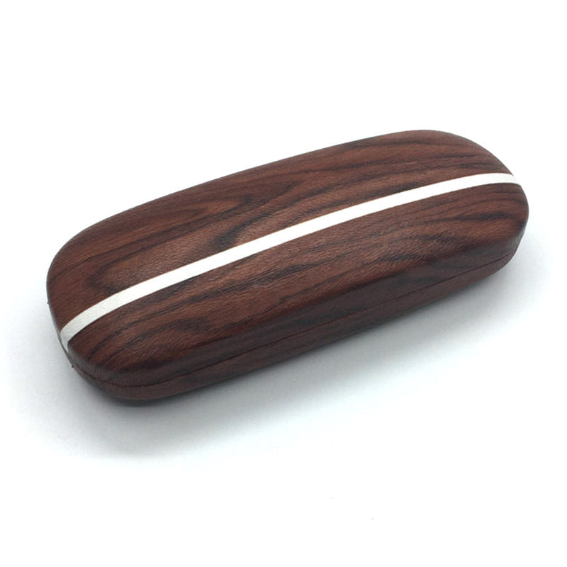 Étui à lunettes en grain de bois