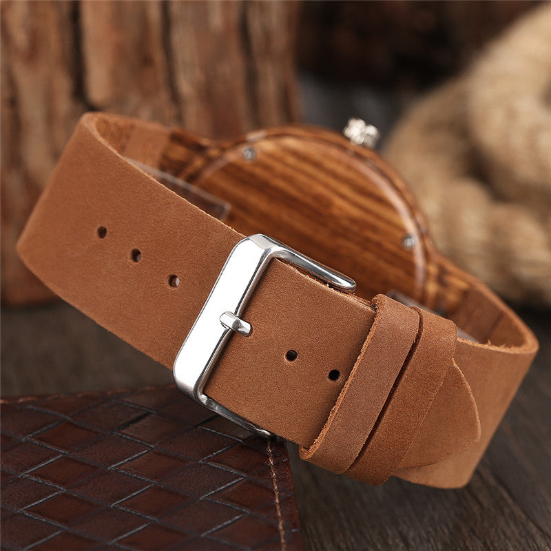 Montre en bois - LUXARAH