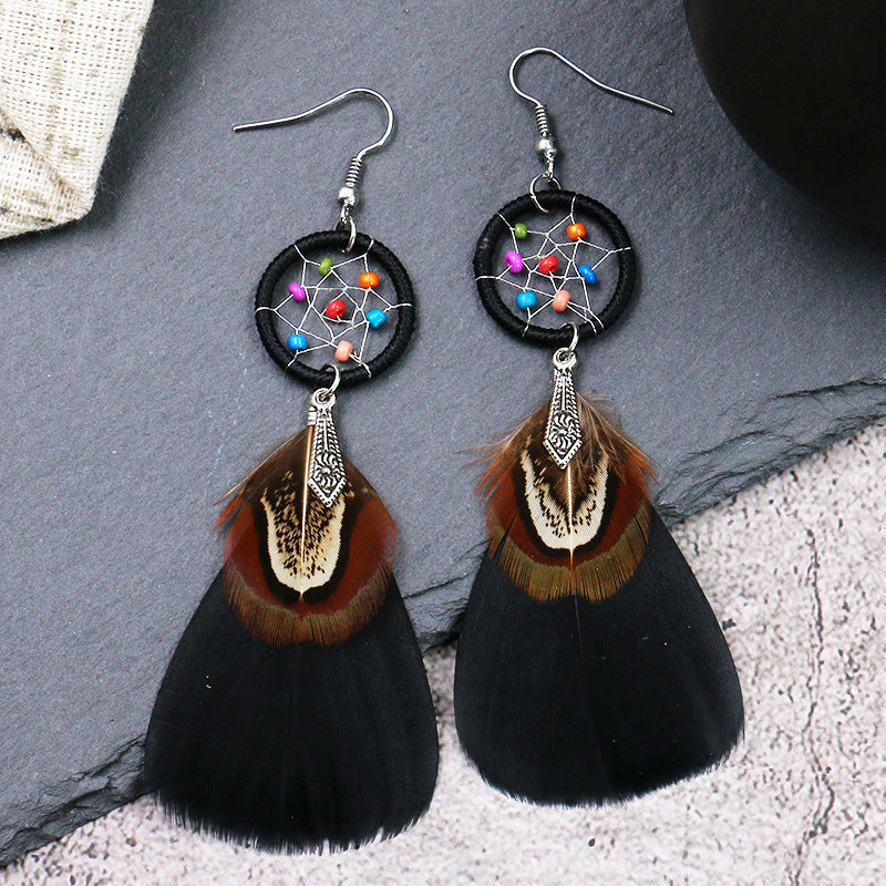 Boucles d'oreilles en plumes, boucles d'oreilles de célébrités populaires