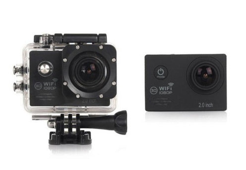 Caméra de sport A7 mini caméra aérienne extérieure numérique 2,0 pouces étanche sport