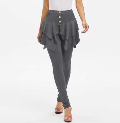 Legging à jupe à volants étagés - LUXARAH