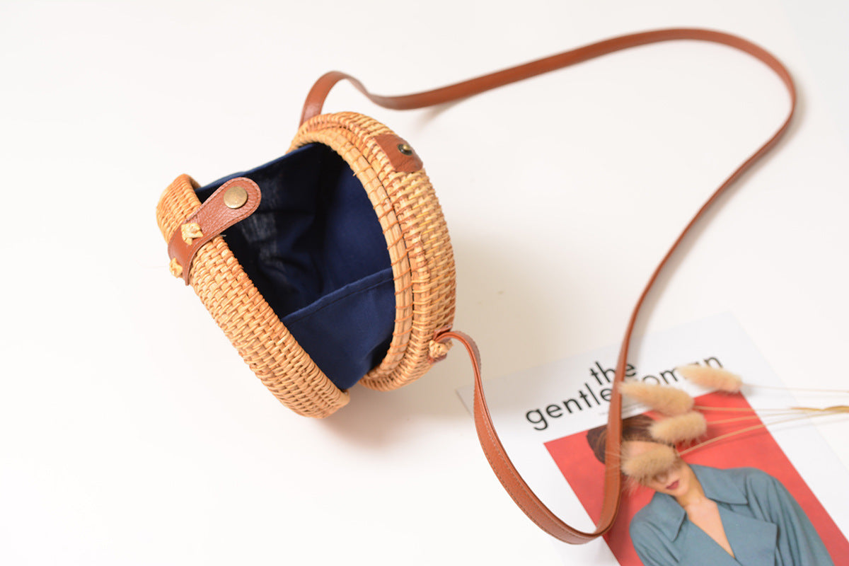 Mini sac creux en rotin - LUXARAH