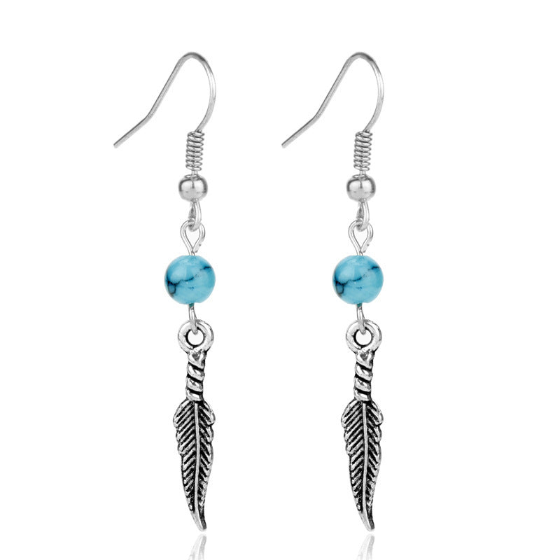 Boucles d'oreilles Azur - Éclatantes boucles d'oreilles turquoise en résine artisanale