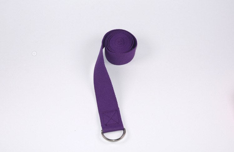 Corde de yoga extensible avec bande de tension en coton - LUXARAH