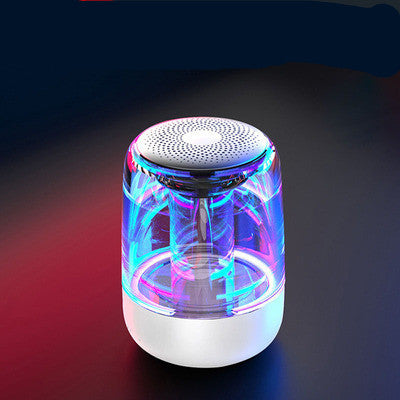 Altavoces portátiles Bluetooth, columna inalámbrica, bajos potentes, radio con luz LED de color variable.