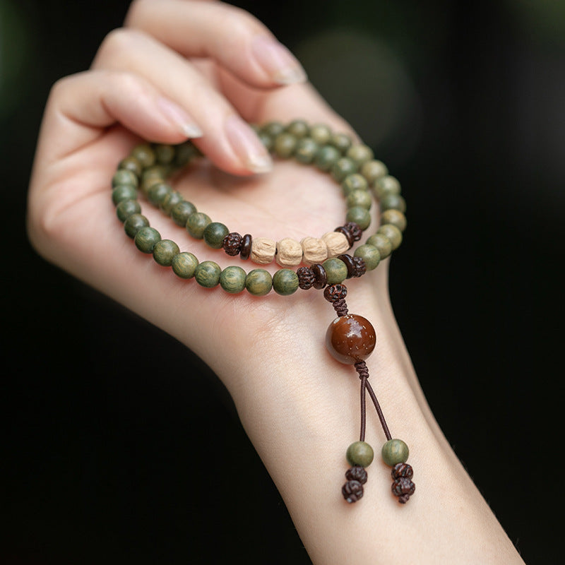 Bracelet de prière en bois de santal pour femme - LUXARAH