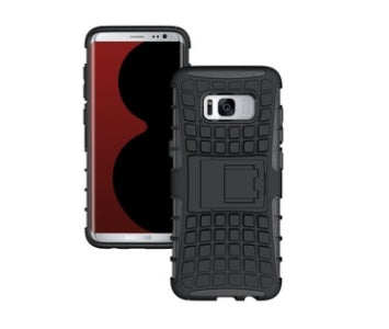Étui pour téléphone portable S8 à motif de pneu S8 Plus, veste anti-chute, support incassable deux en un
