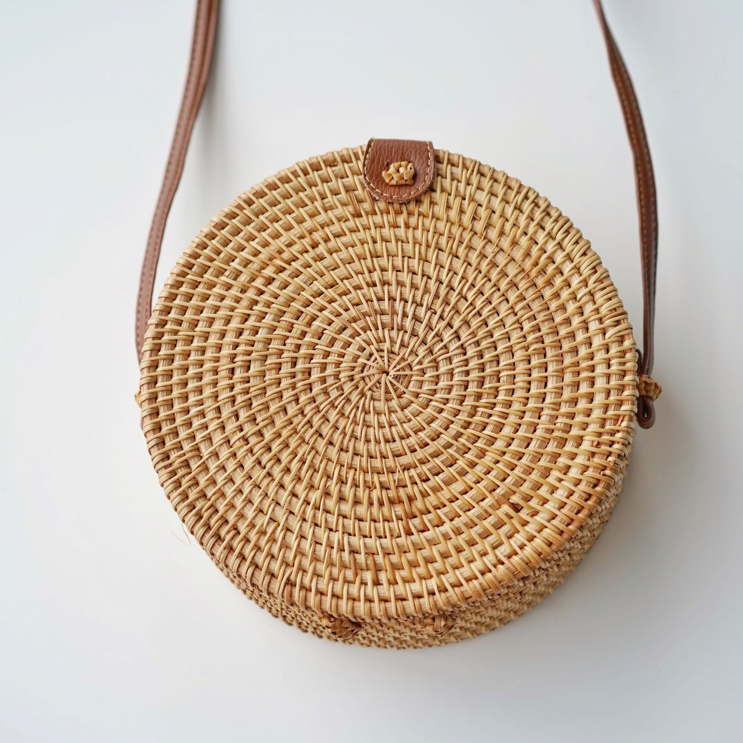Sac tissé en rotin rétro à la mode - LUXARAH