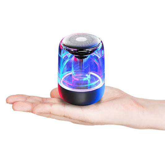 Enceintes portables Bluetooth colonne sans fil, basses puissantes, radio avec lumière LED à couleur variable