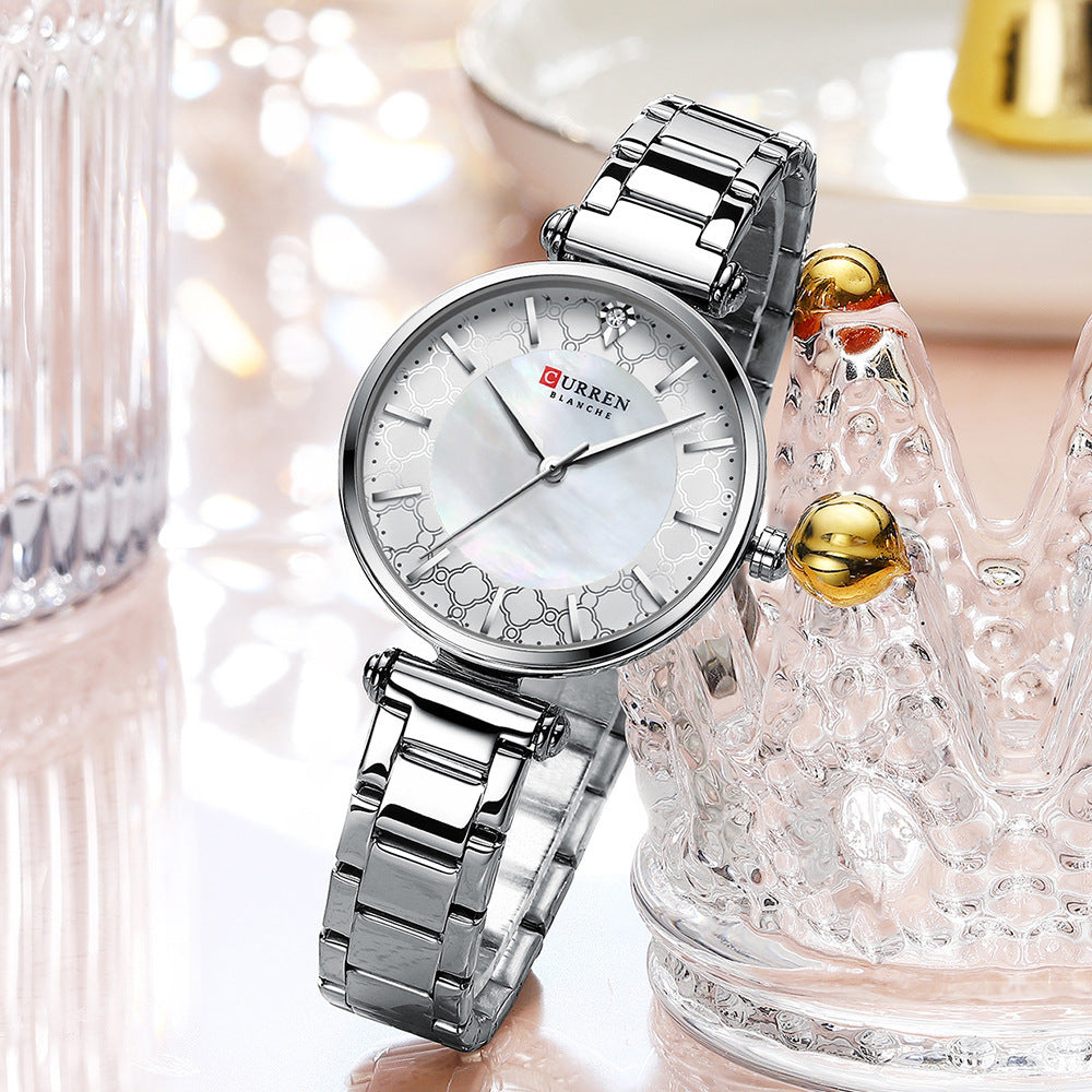 Petite montre en acier, adorée par les femmes, décontractée - LUXARAH