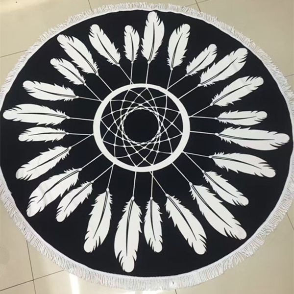 Tapis de yoga en plumes - LUXARAH