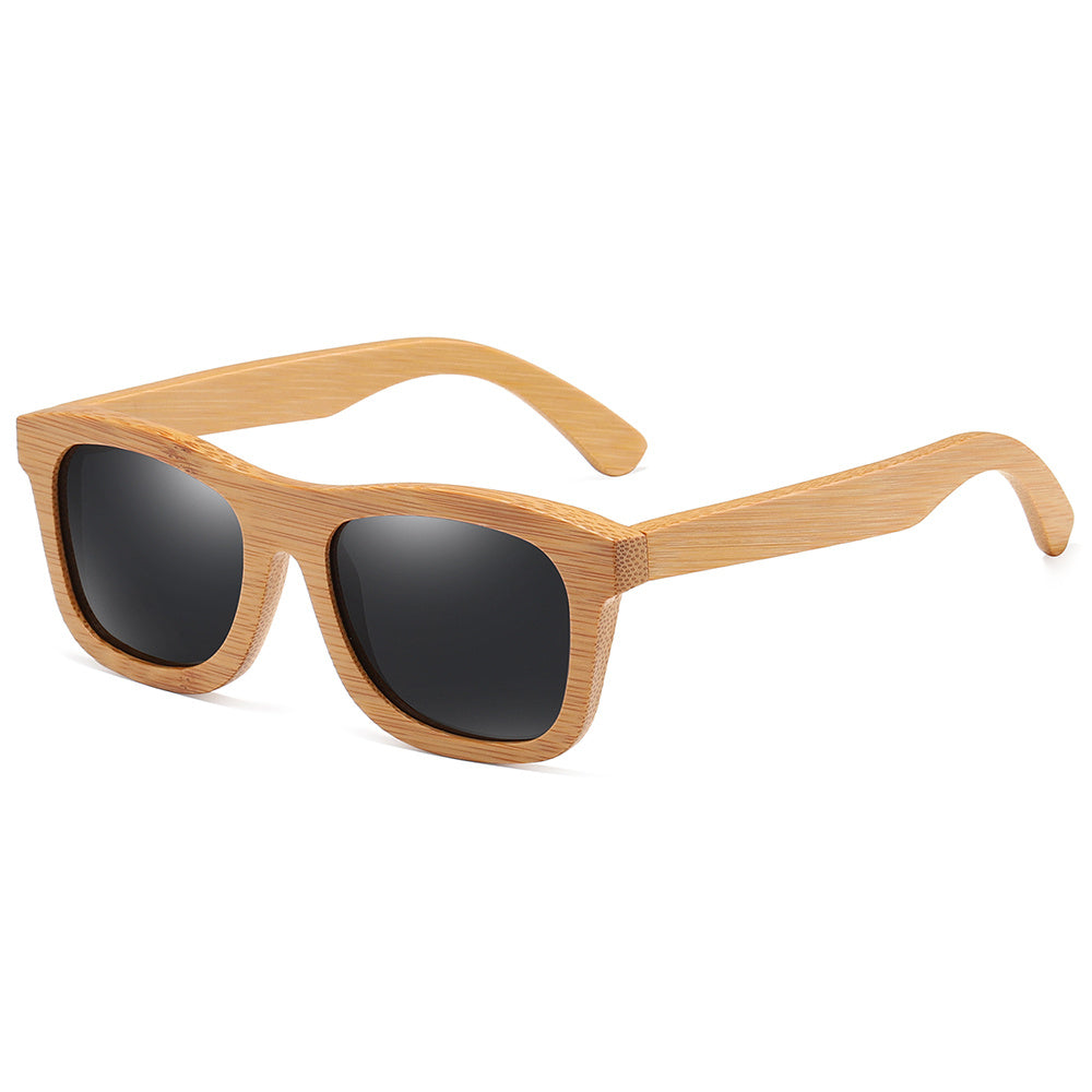 Nouvelles lunettes de soleil tendance en bambou