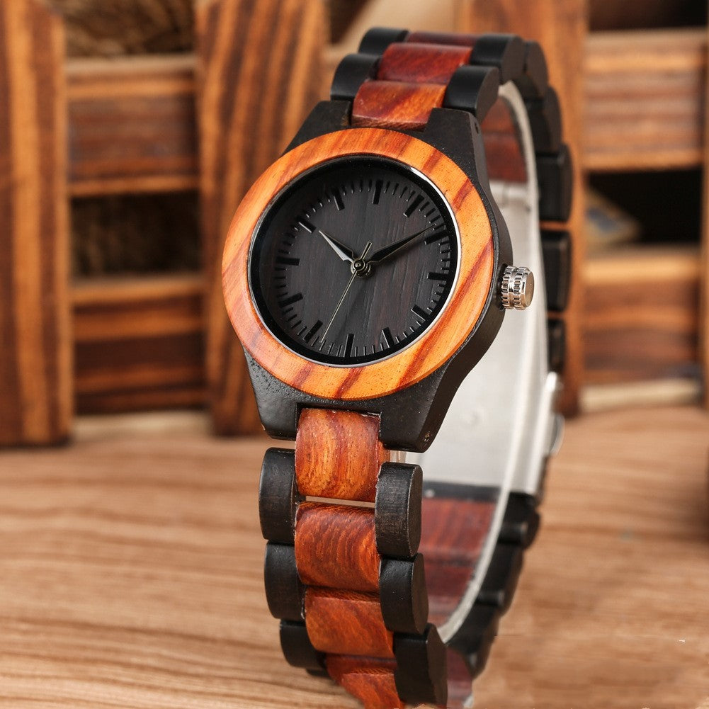Montre en bois de bambou