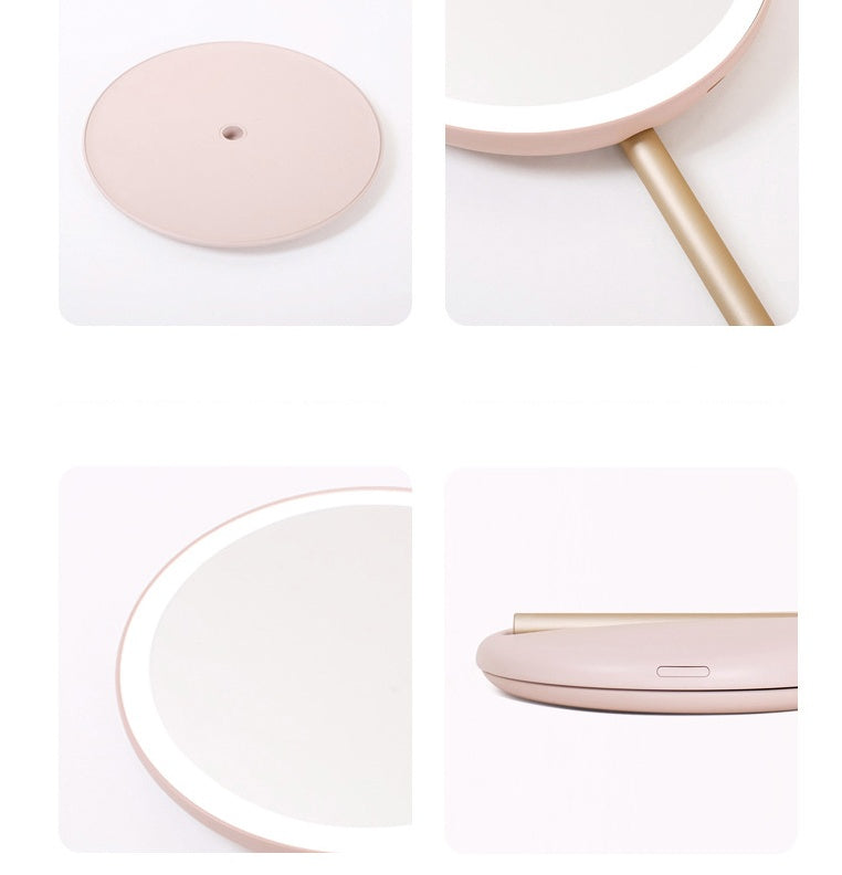 Miroir de maquillage pliable Ă LED - LUXARAH