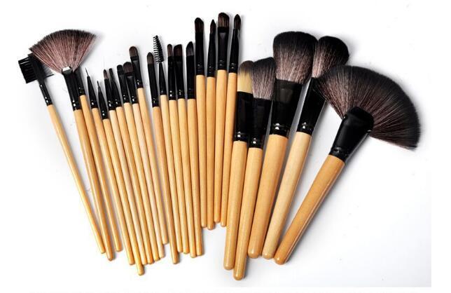 Coffret cadeau de 24 pinceaux de maquillage professionnels, pinceaux pour sourcils, poudre, fond de teint, fards à paupières, outils de maquillage - LUXARAH
