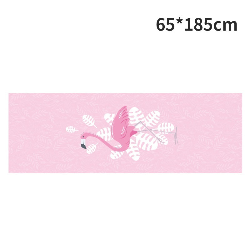 Serviette de yoga imprimée, serviette de yoga portable, serviette de yoga antidérapante et respectueuse de l'environnement - LUXARAH