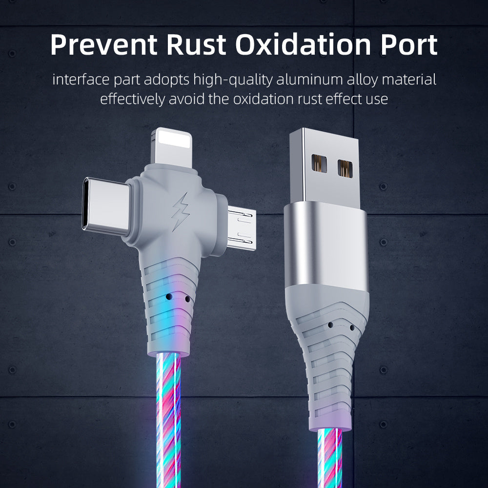 Le câble de données Streamer est compatible avec la charge rapide de type C.