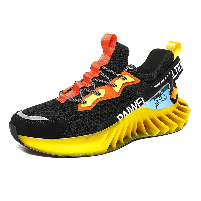 Chaussures de sport respirantes et réfléchissantes pour hommes et jeunes, idéales pour la course, le fitness, les voyages - LUXARAH