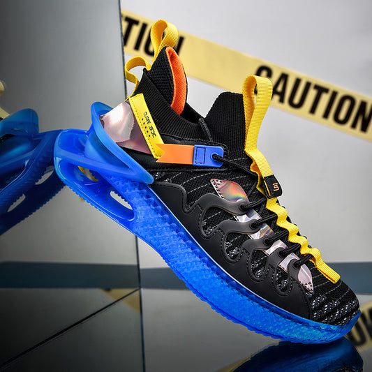 Chaussures de sport pour hommes, respirantes, grande taille, décontractées, de style coréen, tendance, été - LUXARAH