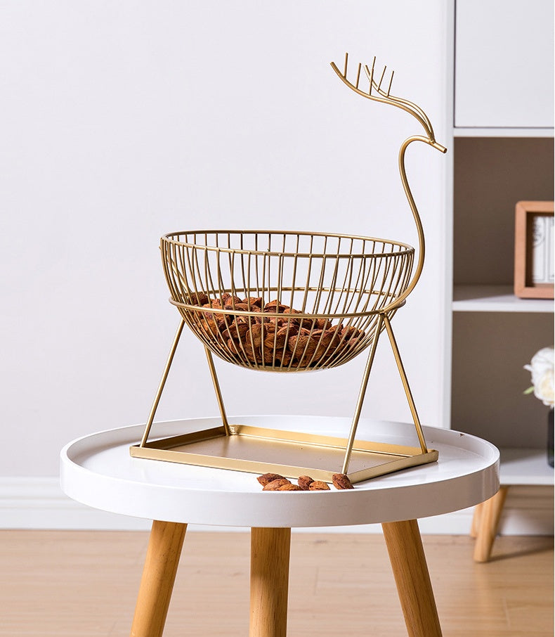 Articles pour la maison, salon créatif, assiette de fruits nordique, panier de rangement, art en fer