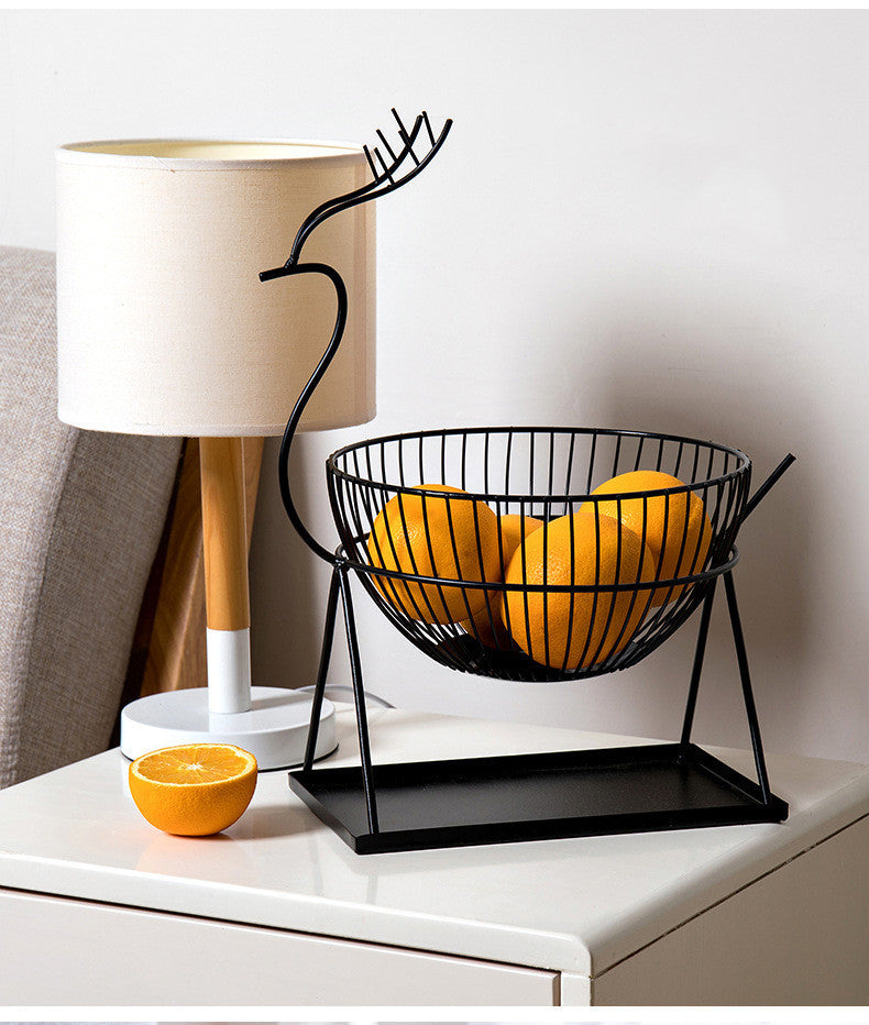 Articles pour la maison, salon créatif, assiette de fruits nordique, panier de rangement, art en fer